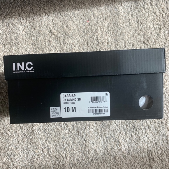 INC Nude Block Heel Sandals - Picture 2 of 3